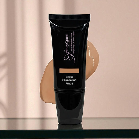 Fond de Teint Vegan Dina 133 – Couvrance Totale | FencyGrace