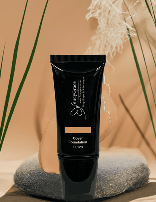 Fond de Teint Vegan Tamar 128 – Couvrance Totale | FencyGrace