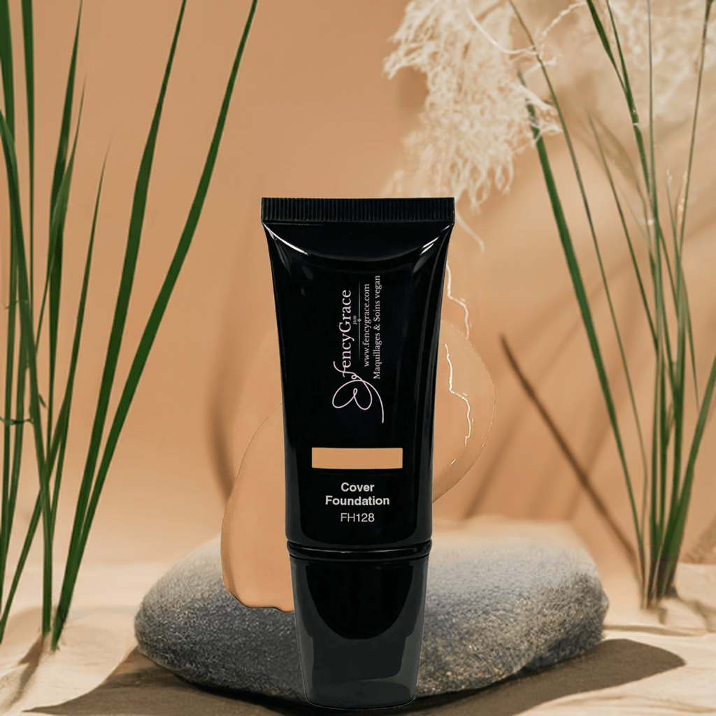 Fond de Teint Vegan Tamar 128 – Couvrance Totale | FencyGrace