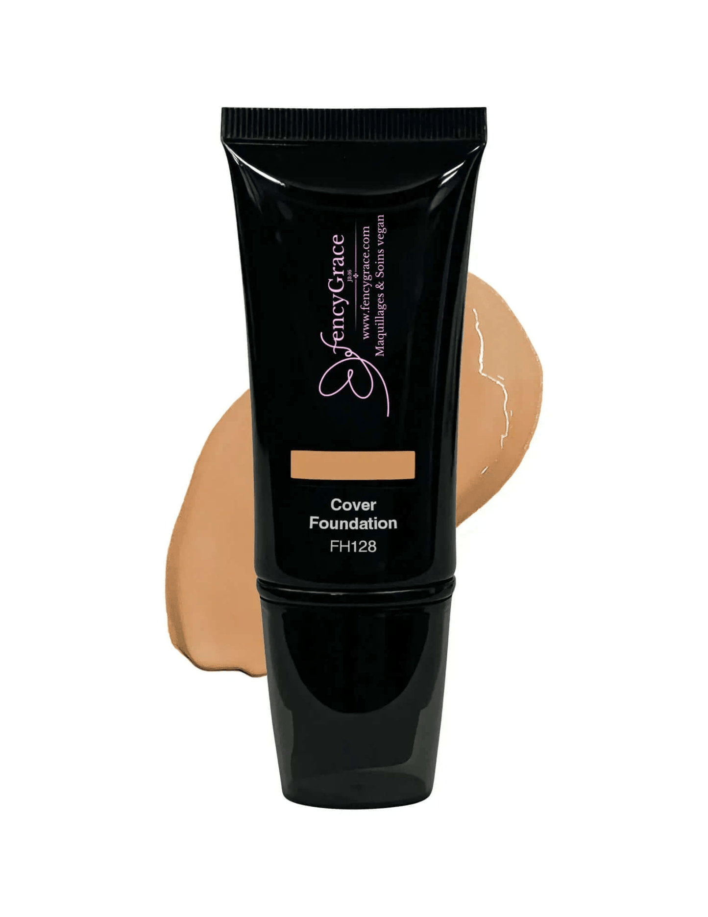 Fond de Teint Vegan Tamar 128 – Couvrance Totale | FencyGrace