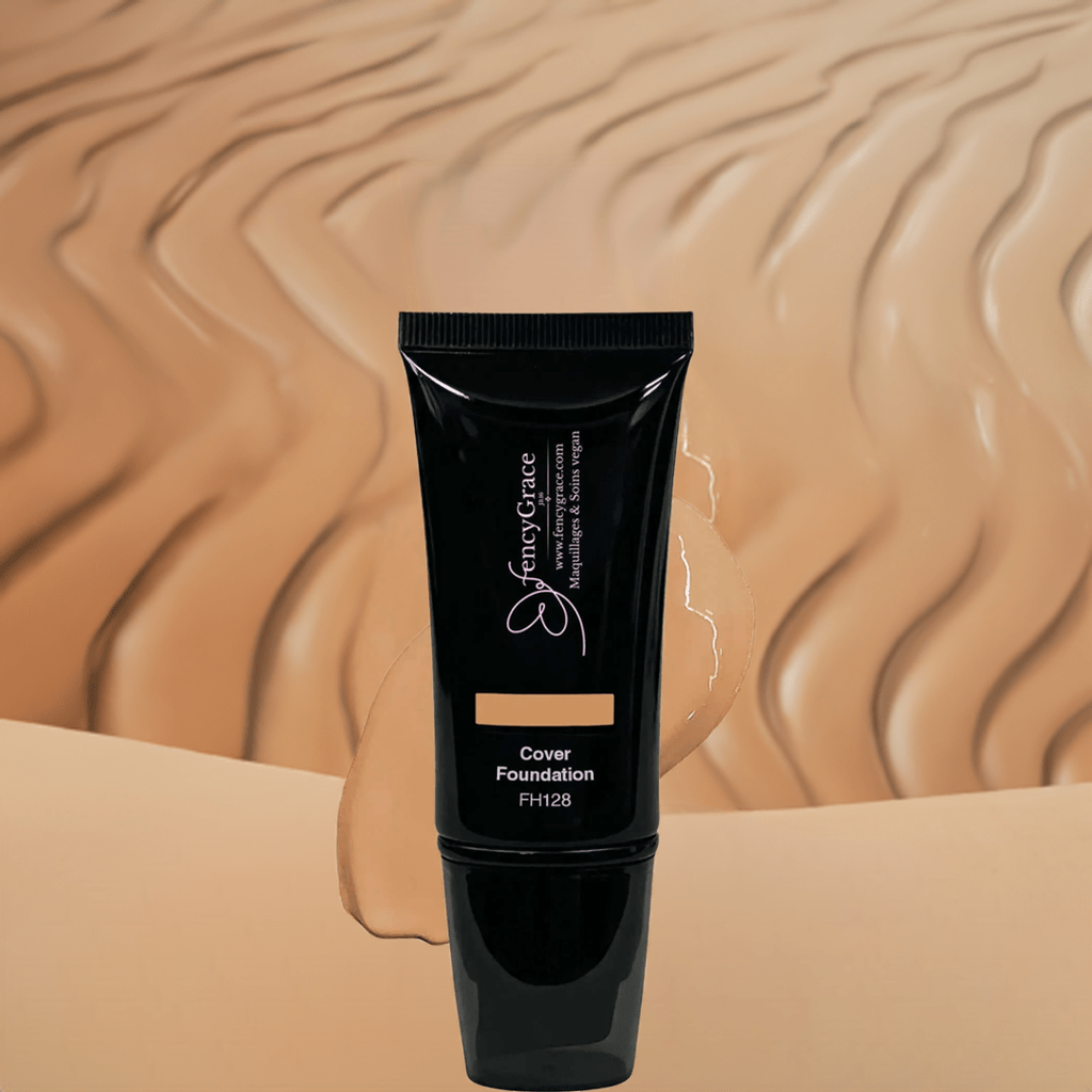 Fond de Teint Vegan Tamar 128 – Couvrance Totale | FencyGrace