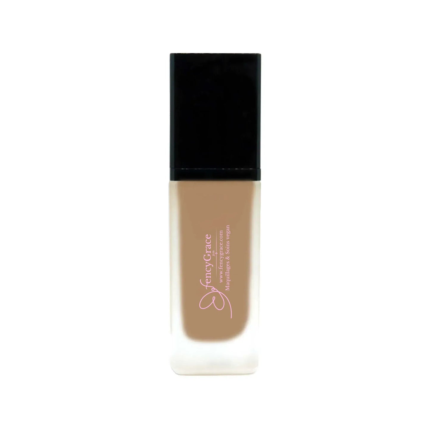 Fond de teint vegan hydratant FencyGrace - Zoé 120 - couvrance naturelle -  fini lumineux - longue tenue