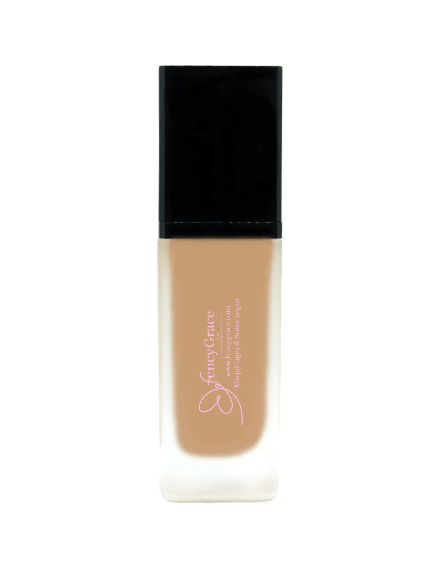 Fond de teint vegan hydratant FencyGrace - Zoé 120 - couvrance naturelle -  fini lumineux - longue tenue
