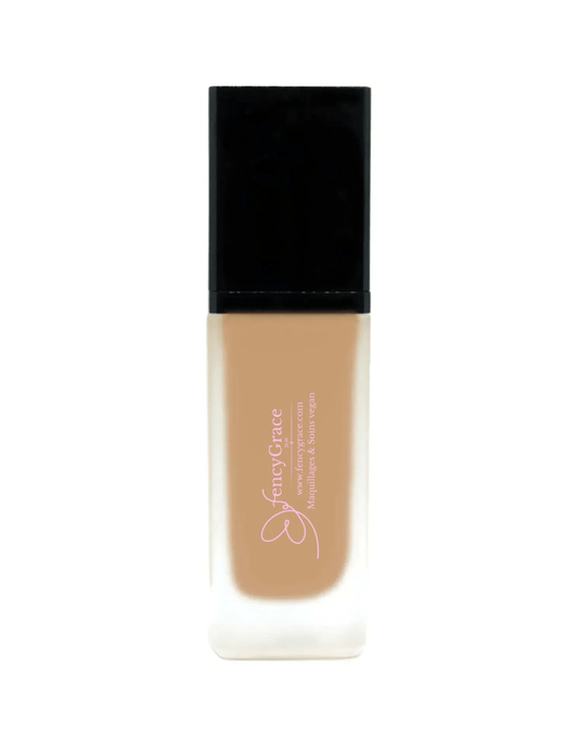 Fond de teint vegan hydratant FencyGrace - Zoé 120 - couvrance naturelle -  fini lumineux - longue tenue