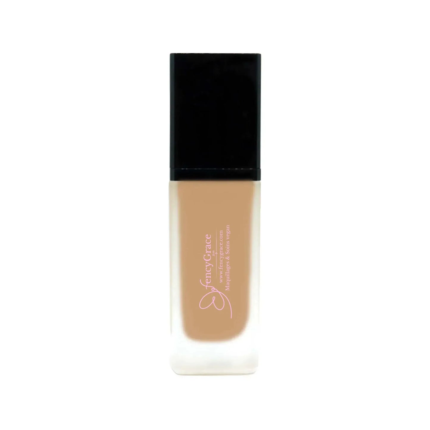 Fond de teint vegan hydratant FencyGrace - Zoé 120 - couvrance naturelle -  fini lumineux - longue tenue