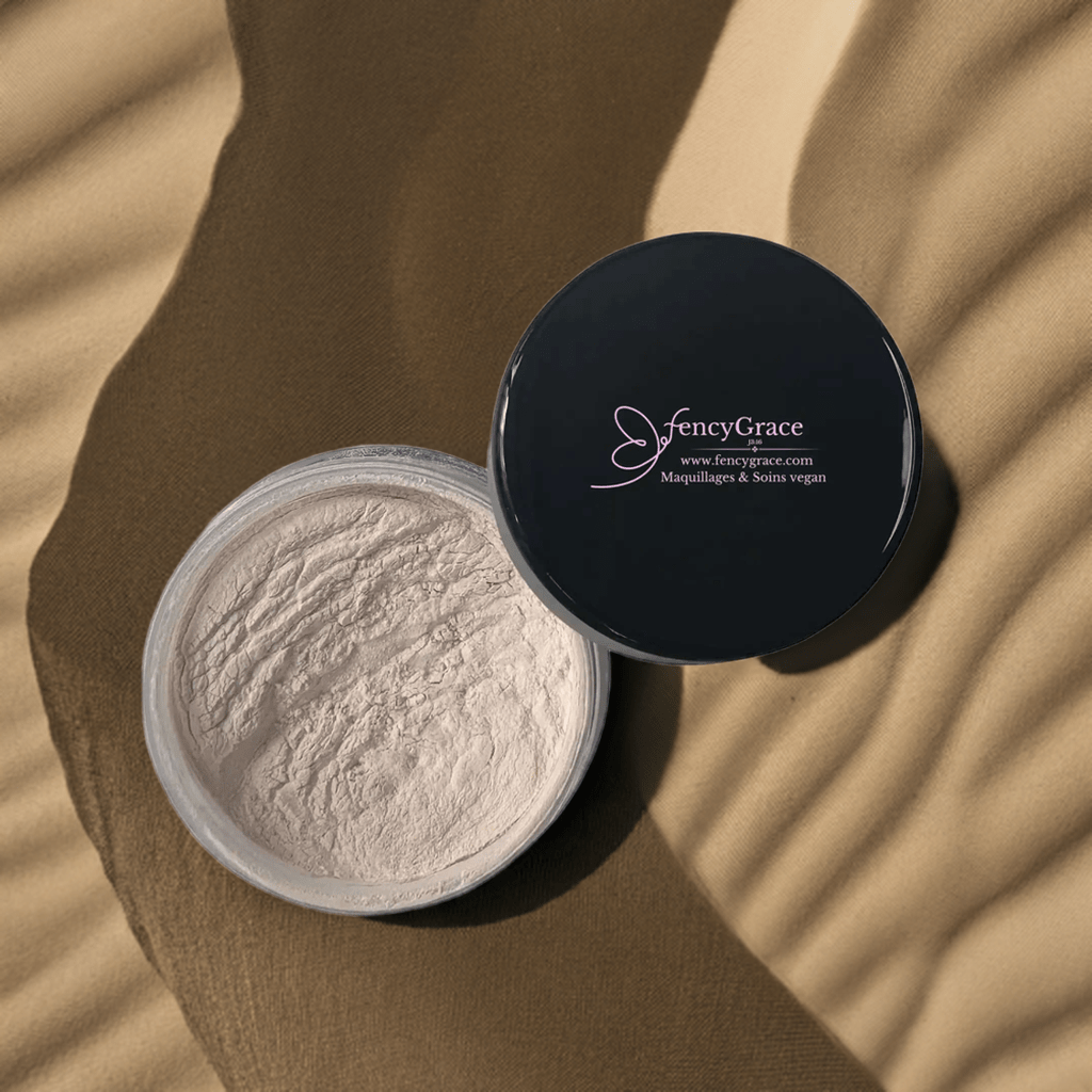 Poudre de Finition Vegan FencyGrace – Matifiante, Lissante & Longue Tenue