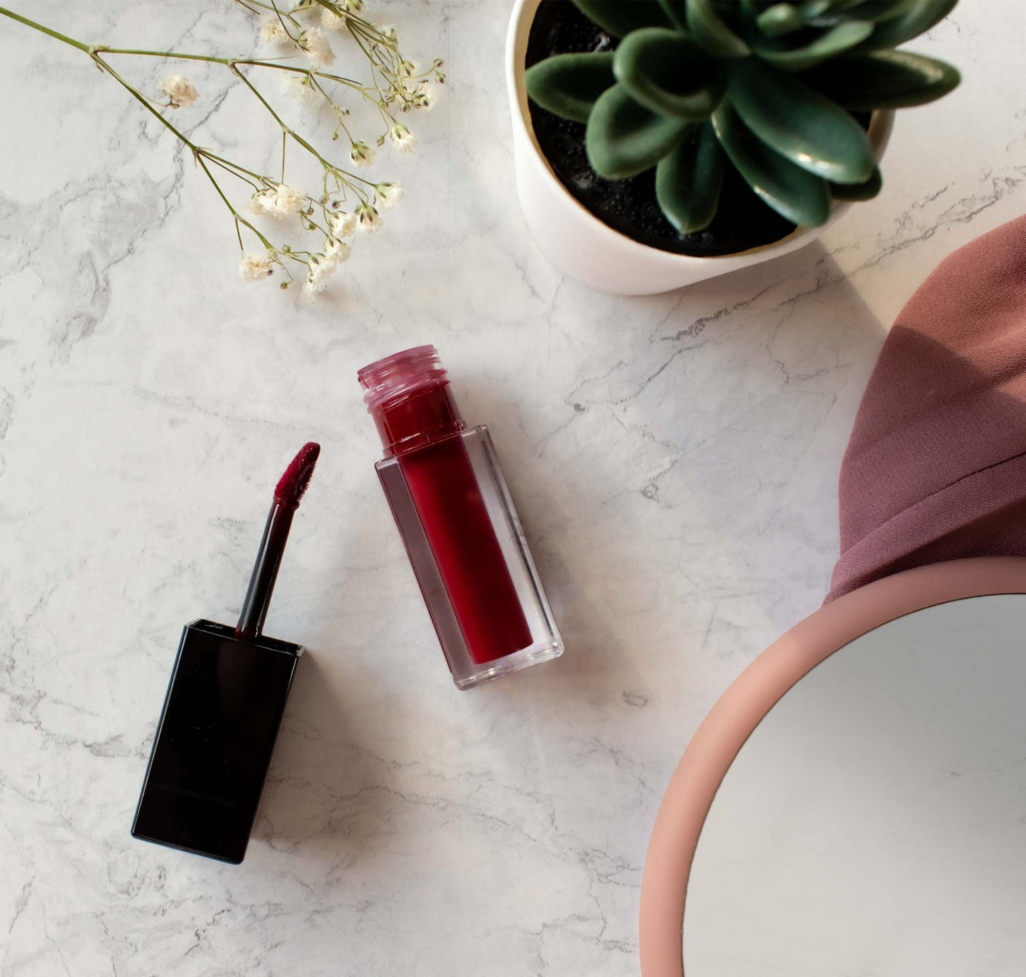 Rouge à Lèvres Matte  Burg 76 – Fini Velouté Végan
